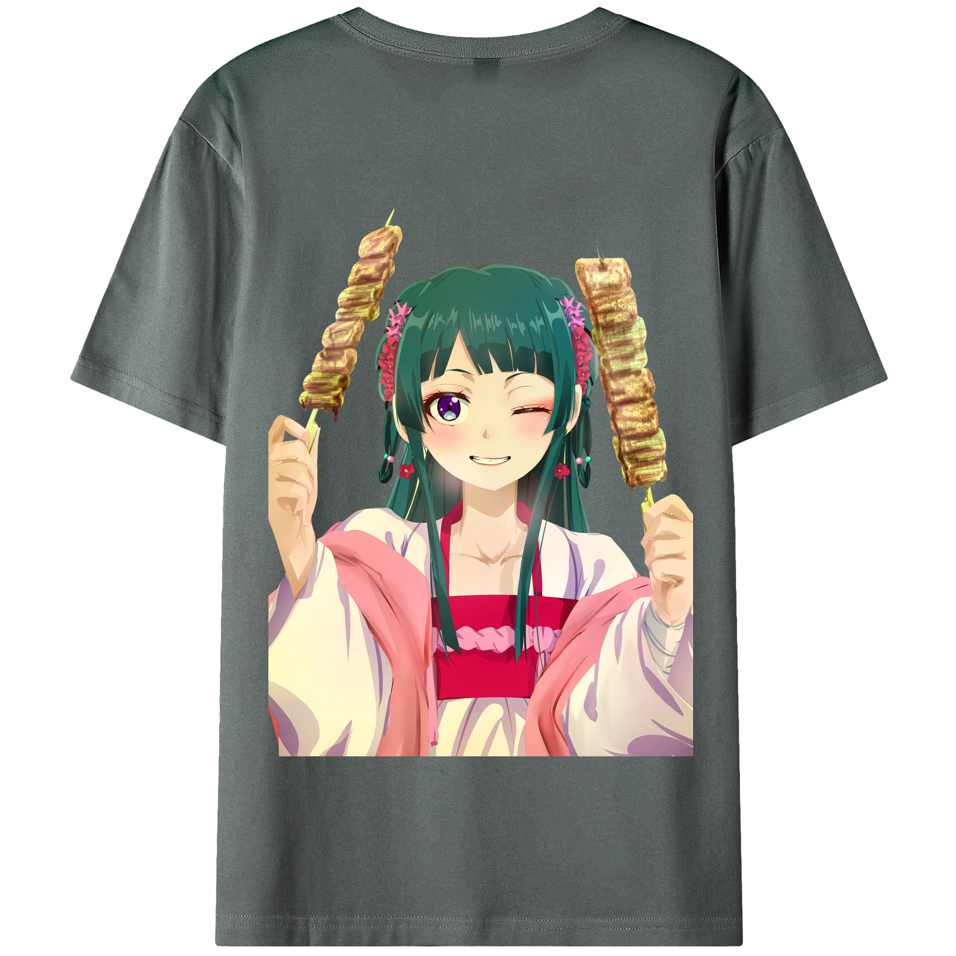 （画像用） 薬屋のひとりごと The Apothecary Diaries 綿100％半袖Tシャツ（背面プリント）